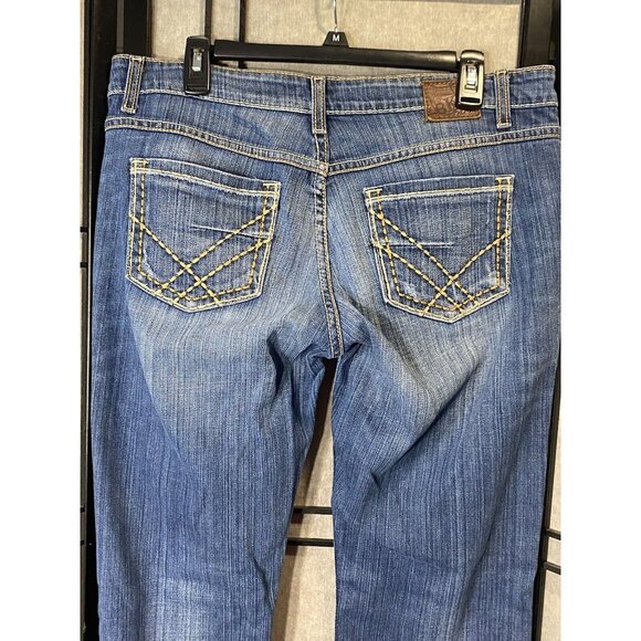 BKE Jeans Tenley Distressed Bootcut Stretch Western WOMENS 30 X 31 1/2 - Picture 4 of 15